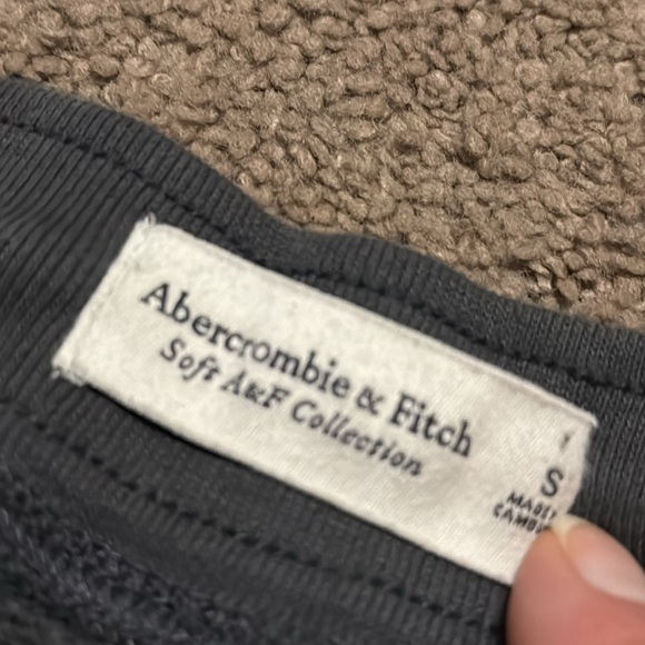 A&F “Soft Collection” Sweatpants-S-Blue GrayDrawstring Waist-Elastic Bottom-EUC - Picture 10 of 15